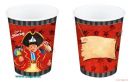 PARTYBECHER  ZU 8STK. - K&Auml;PT`N SHARKY 21055