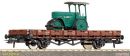 ROCO 47786 - Rungenwagen m. Walze Schw