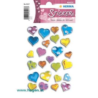 Sticker Magic Herzen - HERMA 5217