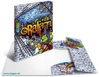 Sammelmappe A3 PP Graffiti