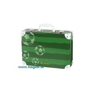 Handarbeitskoffer Soccer Cup green