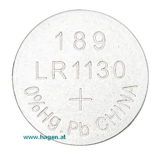Knopfzellen-Batterie AG10/LR54 10ST