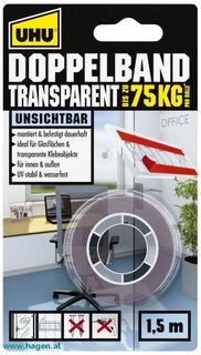 Montageband doppels. transp.