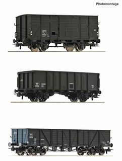 ROCO 76004 - 3ER SET GUTERWAG. SNCF