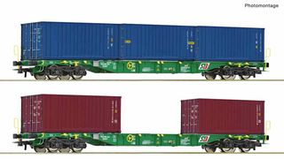 ROCO 76007 - 2ER SET CONT.TRAGW. STB