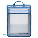 Heftbox transparent blau  faltbar A4