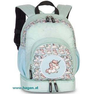 Kinderrucksack Einhorn pastellgrün
