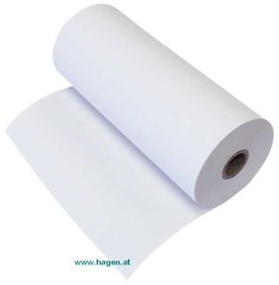 Thermorolle 57-31-mm ohne Kern weiß
