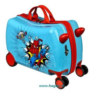 Kindertrolly Spiderman blau