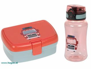 Lunch-Set Tiny Drivers Fire Engine