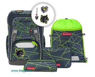 Schulrucksackset Dark Cat Chiko - Giant