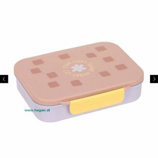 Jausenbox Bento Pattern rosa/lila