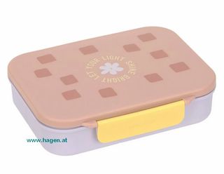 Jausenbox Bento Pattern rosa/lila