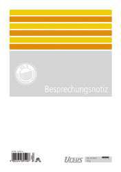 BESPRECHUNGSNOTIZ A5 50BL - URSUS 092014