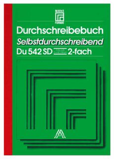 Durchschreibebuch A5h 2-Fach - FORMAT DU542 SD