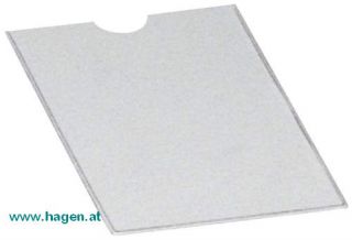 Ausweissteckhülle Steck glasklar - 7,8x10,9cm