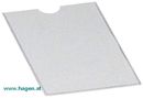Ausweissteckh�lle Steck glasklar - 7,8x10,9cm