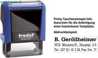 Printy Gehusefarbe blau - PRINTY