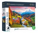 Puzzle 1000 Teile - Alpenidylle, Bayern