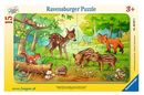 Puzzle 15 Teile Tierkinder des Waldes