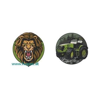 Patches Lion und Tractor