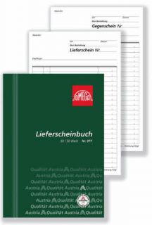 LIEFERSCHEINBUCH A5H 2X50 - OMEGA 977