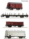 ROCO 6600101 - 4ER SET GUTERZUG PKP