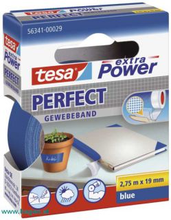Gewebeband Perfect blau - TESA  19mm 2,75M