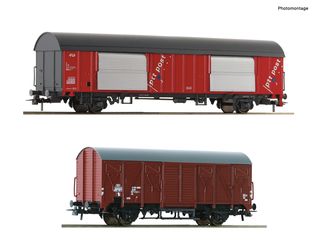 ROCO 6600074 - 2ER SET POSTWAGEN NS