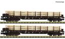 FLEISCHMANN 6660048 - 2-TLG.SET RUNGENW.+HOLZBE