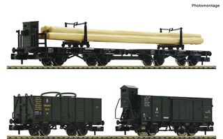 FLEISCHMANN 6660061 - 3-TLG.SET GUETERZUG KBAYS