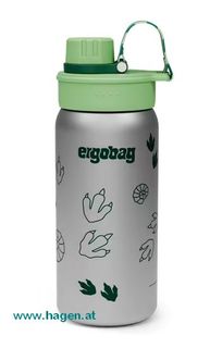 ergobag Trinkflasche Edelstahl Dschungel