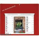 Wandkalender Buntblock - ALPINA KA725 quer 2025