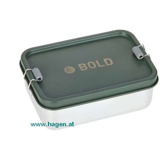 Jausenbox Edelstahl dark olive