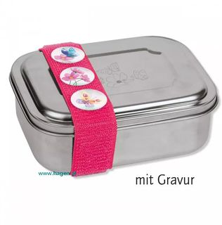 Edelstahl Lunchbox - Schmetterling