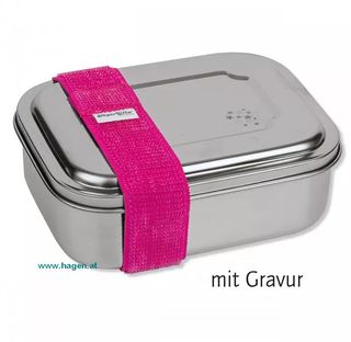 Edelstahl Lunchbox - Pink
