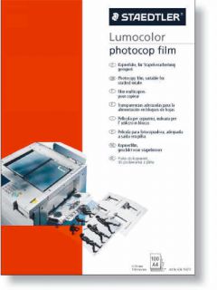 KOPIEROVERHEADFOLIE ZU100 - LUMOCOLOR 63610DT1