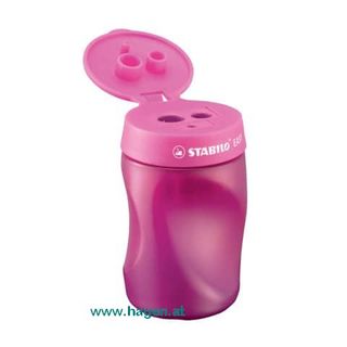 Dosenspitzer 3fach Easy pink - STABILO  Links