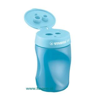 Dosenspitzer 3fach Easy blau - STABILO  Links