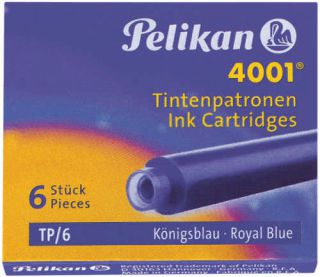 Tintenpatrone 6ST kblau - PELIKAN