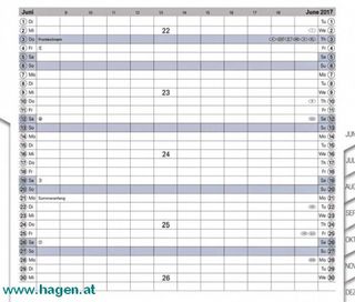 Nachf�llung f.Taschenkalender - ALPINA KA80920/4 2027