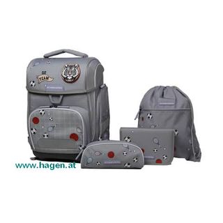 Schultaschenset Limited Sport Star grey 9-tlg.