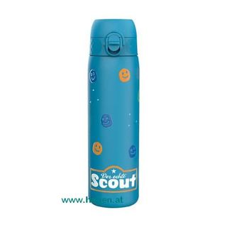 Thermosflasche Smileys blau