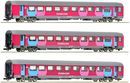 ROCO 6200025 - 3ER SET CORAILWAG. OUIGO