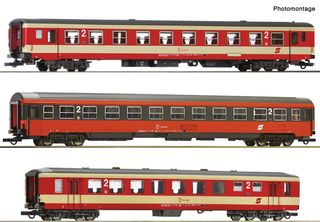 ROCO 6200128 - 3ER SET PERSONENWAG. OEBB