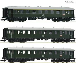 ROCO 6200132 - 3ER SET EILZUGWAGEN MAV