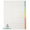 Farbregister 5tlg Karton Manila A4 fbg