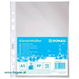 Klarsichthlle PP 100m A5 10ST transp