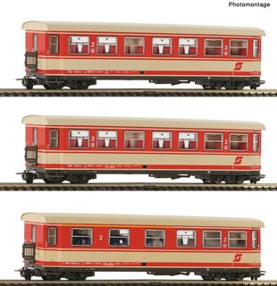 ROCO 6240004 - 3ER SET PERSONENWAG. OEBB