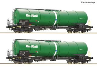 ROCO 6600147 - 2ER SET KESSELWAG. ONRAIL